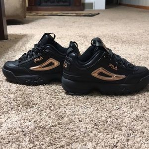 womens fila disruptor 2 rose athletic shoe